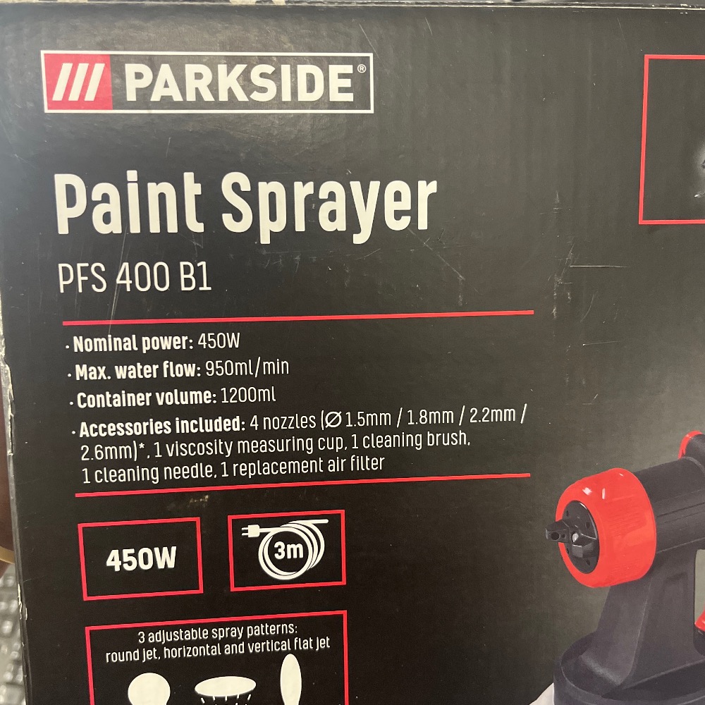 Parkside parkside paint sprayer pfs 400 b1 Own4Less